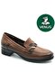 Cedrus Genuine Leather Comfort Orthopedic Women's Heeled Shoes Taba
