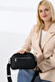 Multi-Compartment Medium Size Soft Leather Women's Adjustable Cross Shoulder Bag - 5