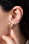 Minimal Triple Gold Heart Earring Set - 2