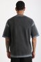 Washed Oversized Vintage Men's T-Shirt, Men's T-Shirt - 4