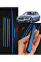 F30 Mtechnic Blue Trim Set - F30 Blue Door Chest Trim