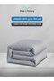 7 PC Microfiber Hotel Duvet Set – 160×200 Grey – طقم مفرش فندقي 7 قطع - 3