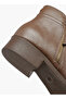 Solid Ankle Boots with Zip Closure - 6