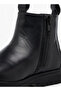 Floral Print Boots with Zip Closure - 4