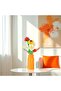 DIY Decorative Vase Red Rose & Sunflower Bouquet – 283 Pieces | Vase Flower Block Set | Gift - 4