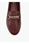 Metallic Accent Slip-On Loafers - 4