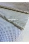 Transparent Coating Brown Mesh Chain Perforated Non-Slip Luxury Pvc Round Oilcloth Tablecloth - 4