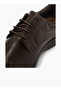 Solid Lace-Up Derby Shoes - 3