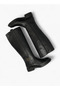 Solid High Shaft Boots with Zip Closure - 5