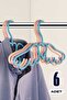 6 Pieces Angel Hangers Clothes Hangers - Mixed Color - 3