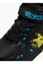 Pikachu Print High-Top Sneakers with Hook and Loop Closure - 4