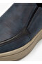 Men's Solid Slip-On Loafers - 5