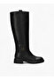 Solid High Shaft Boots with Zip Closure - 2