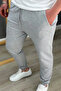 Men's Gray Sweatpants Casual Slim Fit Narrow Leg
