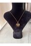 Zircon Stone Love Written Colorful Butterfly Steel Necklace - 5