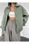Women's Relaxed Shirt Jacket Oversized Fit - 5