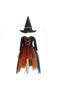 Girl's Witch Costume Orange - 3