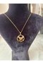 Zircon Stone Love Written Colorful Butterfly Steel Necklace - 3