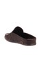 - Brown Leather Men's House Slippers 110-547-X - 4
