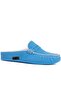 - Blue Leather Women's House Slippers 109-557-X - 2