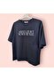 Black Oversize Always Late Printed T-Shirt - 2