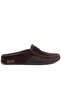 - Brown Suede, Leather Women's House Slippers 109-557-X
