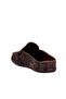 - Brown Leather Women's House Slippers 109-557-X - 4