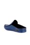 - Navy Blue Leather Marine Men's House Slippers 110-558-E - 4