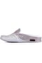 - Gray Leather Women's House Slippers 109-557-X - 3