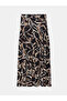 Original Elastic Waist Patterned Women's Skirt - 6