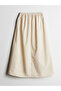 Original Elastic Waist Long Skirt - 6