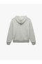 Oversized Sport Sweatshirt with Raised Kangaroo Pockets, Long Sleeves, Hood and Zipper - 4