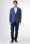 Men's Slim Fit Blue Jacket