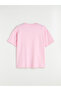 Lcw vision pink valencia Printed Oversized women's t-shirt - 6