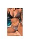 Swimsuit, 2 Pieces, Bicolor Pattern, Leopard - L - 2