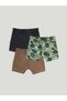 Unisex Cotton Leaves, Brown & Black : Stylish and Comfortable Everyday Wear (PO3) - 2