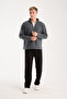 Men's Half Zipper Fleece Sweatshirt - 4