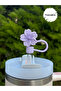 ملحق زهور متوافق مع الترمس/ واقي مصاصة الزهور/ غطاء القش/ سدادة القش