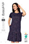 Women's Cotton Modal Fabric Patterned Summer Dress 7701