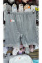 Women's 100% Cotton Rib Knit Lace Hem Short Leggings Briefs 3-Pack Gray 231 - 3