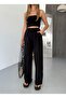 Women's Black Linen Trousers Summer Casual - 2