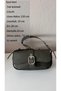 Kadi Shoulder Cosybag Model Khaki Women's Metal Buckle Detailed Baguette Hand Shoulder Bag - 6