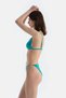Green Triangle Covered Bikini Top - 4