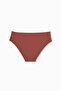 Partea de jos de bikini maro 6 cm - 8