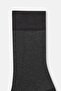 Black Men's Textured Viscose Socks - 3