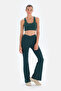 Dark Green Active Dark Double-Sided Sports Bra - 6
