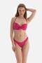 Fuchsia Covered Underwire Bikini Top