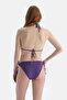 Top de bikini mic triunghi violet - 2
