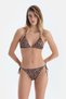 Partea de jos de bikini spaghetti multicolor - 4