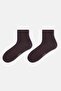 Navy Blue Men's 2-Piece Triangle Patterned Bamboo Socks - 3